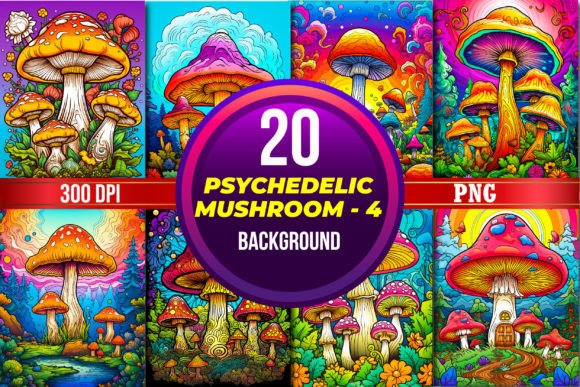 Download Mushroom Background for Cover Volume 4 - Mushroom Collection