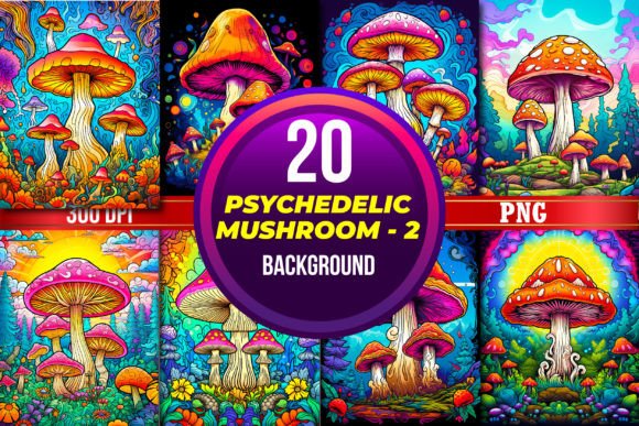 Download Mushroom Background for Cover Volume 2 - Mushroom Collection