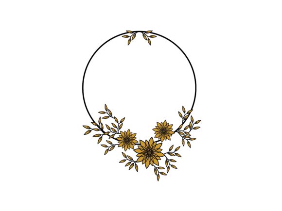 Download Abstract Circle Flower Floral Frame - Abstract Collection