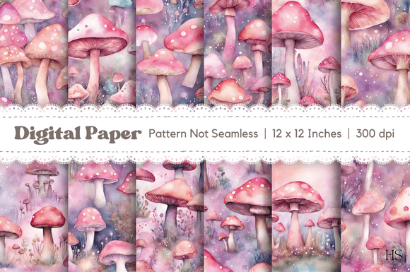 Download 13 Pink Fantasy Mushroom Background - Mushroom Collection
