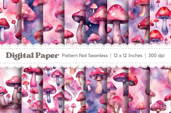 Download 16 Pink Fantasy Mushroom Background - Mushroom Collection