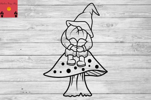 Download Mushroom Gnome Svg , Gnome Svg Files - Mushroom Collection