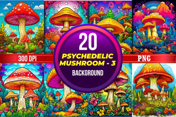 Download Mushroom Background for Cover Volume 3 - Mushroom Collection